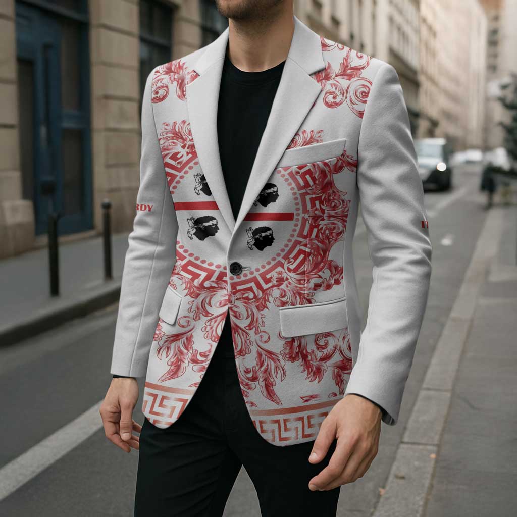 Personalized Italy Sardinia Blazer Baroque Motif