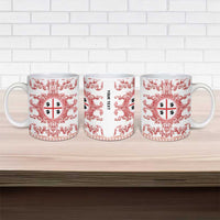 Personalized Italy Sardinia Ceramic Mug Baroque Motif