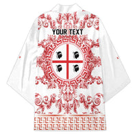 Personalized Italy Sardinia Kimono Baroque Motif
