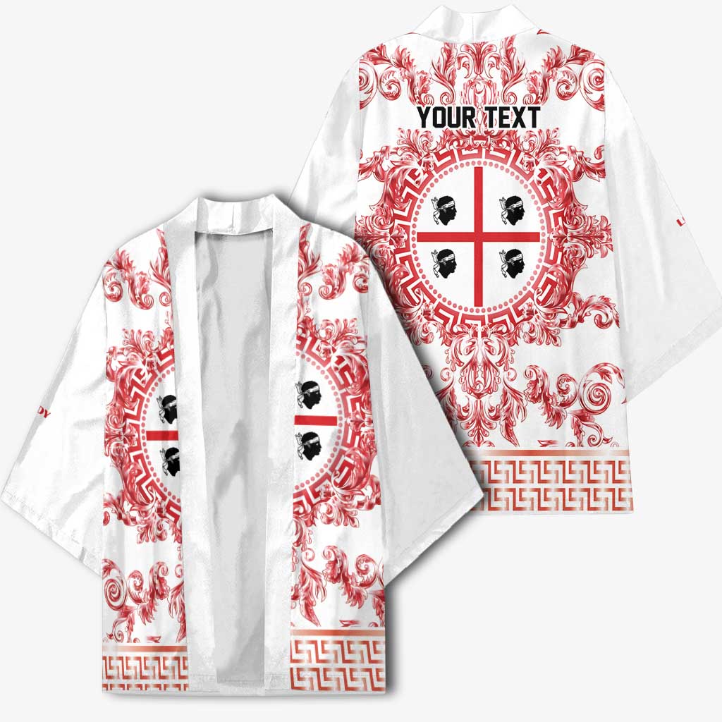 Personalized Italy Sardinia Kimono Baroque Motif