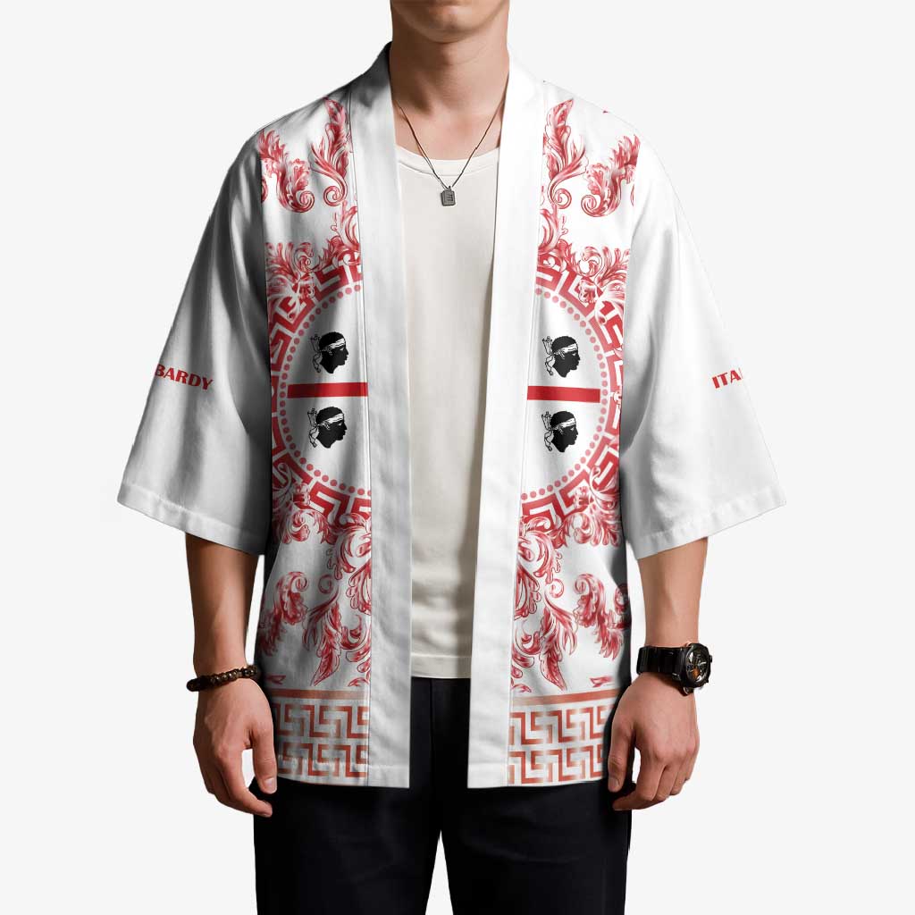 Personalized Italy Sardinia Kimono Baroque Motif