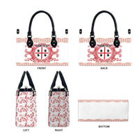 Personalized Italy Sardinia Leather Bag Baroque Motif