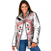 Personalized Italy Sardinia Padded Jacket Baroque Motif