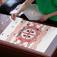 Personalized Italy Sardinia Puzzle Baroque Motif