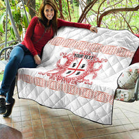 Personalized Italy Sardinia Quilt Baroque Motif