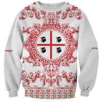 Personalized Italy Sardinia Sweatshirt Baroque Motif