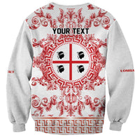Personalized Italy Sardinia Sweatshirt Baroque Motif