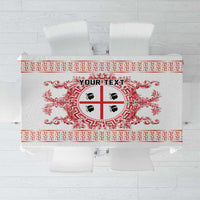 Personalized Italy Sardinia Tablecloth Baroque Motif