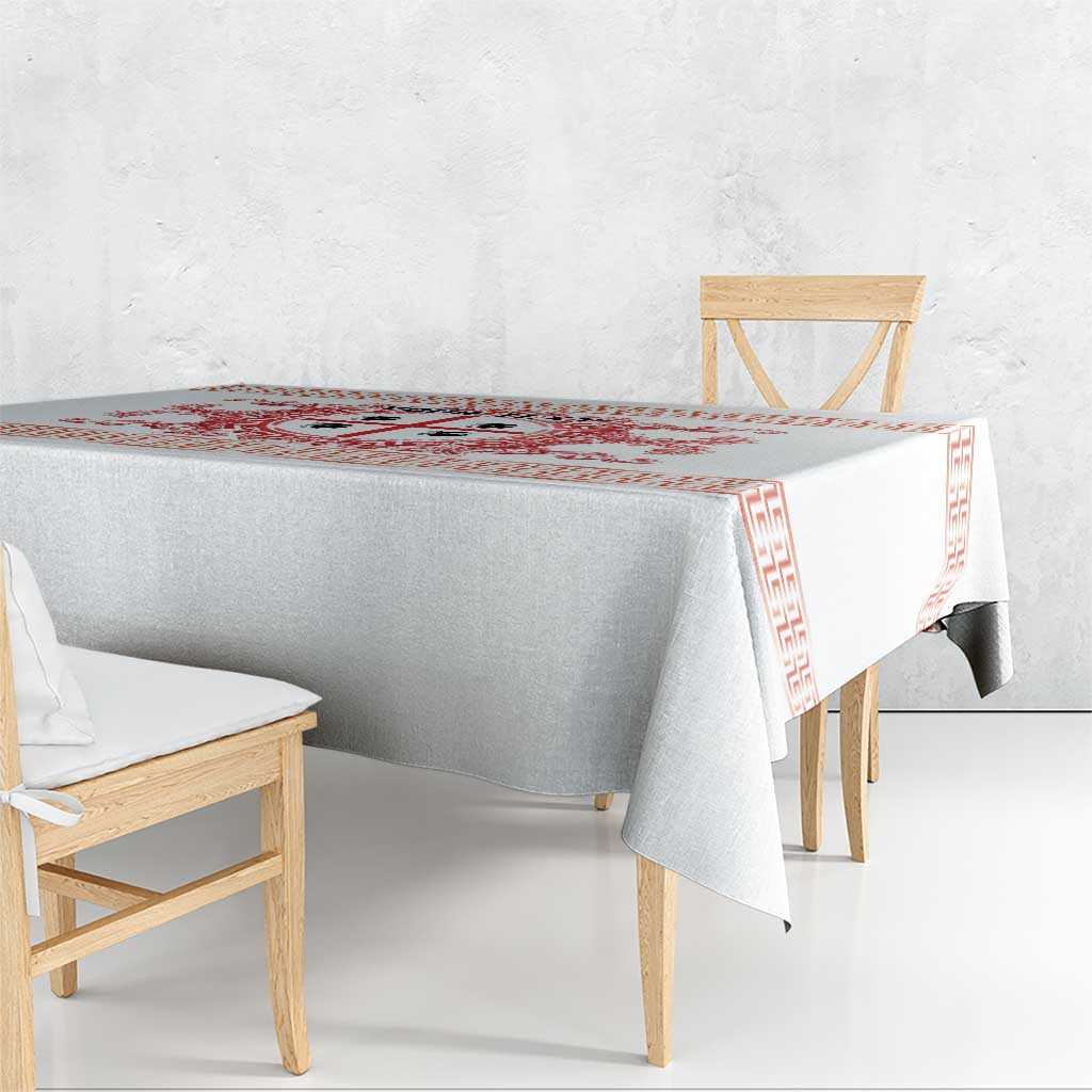 Personalized Italy Sardinia Tablecloth Baroque Motif