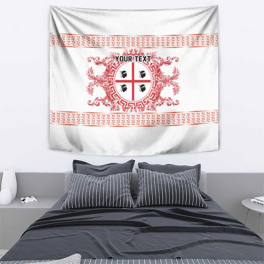 Personalized Italy Sardinia Tapestry Baroque Motif