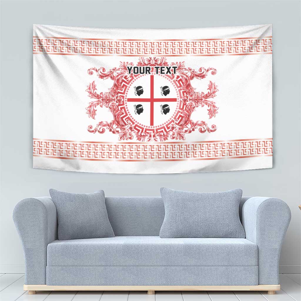 Personalized Italy Sardinia Tapestry Baroque Motif