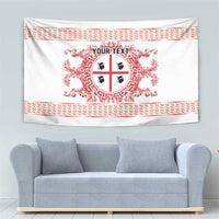Personalized Italy Sardinia Tapestry Baroque Motif
