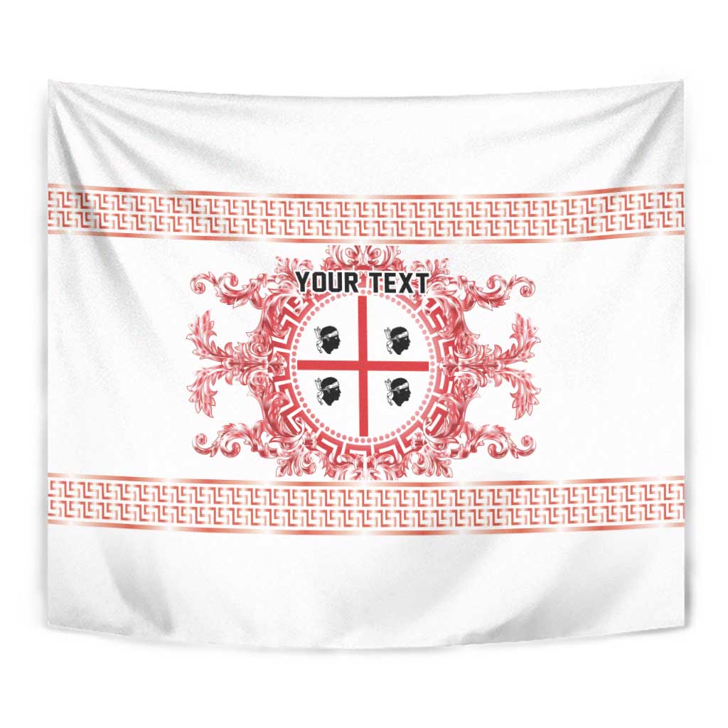 Personalized Italy Sardinia Tapestry Baroque Motif