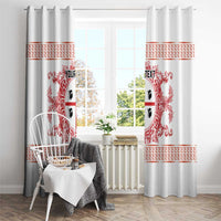 Personalized Italy Sardinia Window Curtain Baroque Motif
