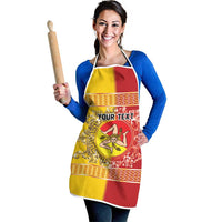 Personalized Italy Sicily Apron Baroque Motif