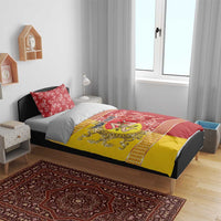 Personalized Italy Sicily Bedding Set Baroque Motif