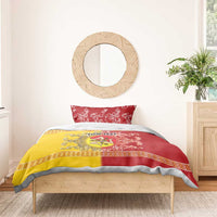Personalized Italy Sicily Bedding Set Baroque Motif