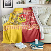 Personalized Italy Sicily Blanket Baroque Motif