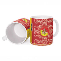 Personalized Italy Sicily Ceramic Mug Baroque Motif
