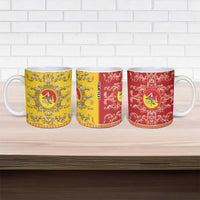 Personalized Italy Sicily Ceramic Mug Baroque Motif