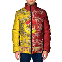 Personalized Italy Sicily Padded Jacket Baroque Motif