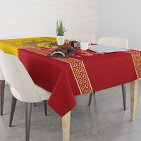 Personalized Italy Sicily Tablecloth Baroque Motif