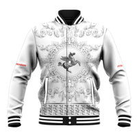 Personalized Italy Tuscany Baseball Jacket Baroque Motif