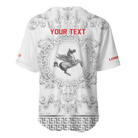 Personalized Italy Tuscany Baseball Jersey Baroque Motif