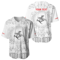 Personalized Italy Tuscany Baseball Jersey Baroque Motif