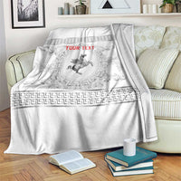 Personalized Italy Tuscany Blanket Baroque Motif