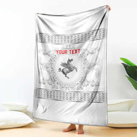 Personalized Italy Tuscany Blanket Baroque Motif