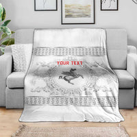 Personalized Italy Tuscany Blanket Baroque Motif