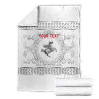 Personalized Italy Tuscany Blanket Baroque Motif