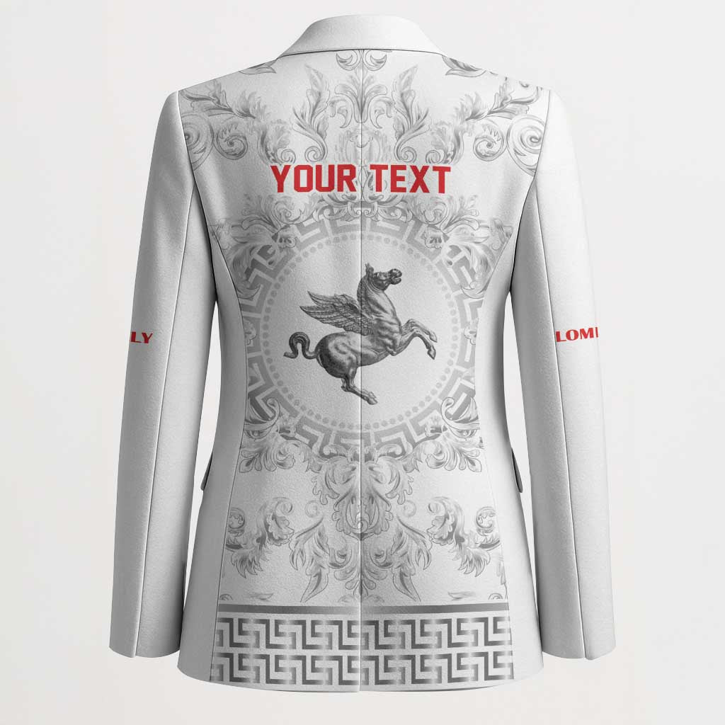 Personalized Italy Tuscany Blazer Baroque Motif