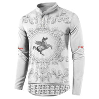 Personalized Italy Tuscany Button Sweatshirt Baroque Motif