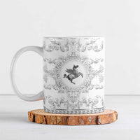 Personalized Italy Tuscany Ceramic Mug Baroque Motif
