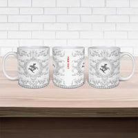Personalized Italy Tuscany Ceramic Mug Baroque Motif