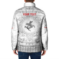 Personalized Italy Tuscany Padded Jacket Baroque Motif