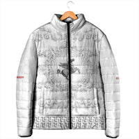 Personalized Italy Tuscany Padded Jacket Baroque Motif