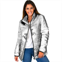 Personalized Italy Tuscany Padded Jacket Baroque Motif