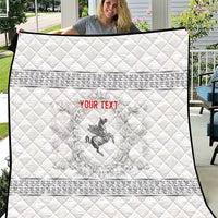 Personalized Italy Tuscany Quilt Baroque Motif