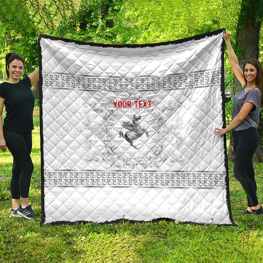 Personalized Italy Tuscany Quilt Baroque Motif