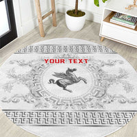 Personalized Italy Tuscany Round Carpet Baroque Motif