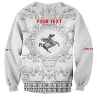 Personalized Italy Tuscany Sweatshirt Baroque Motif
