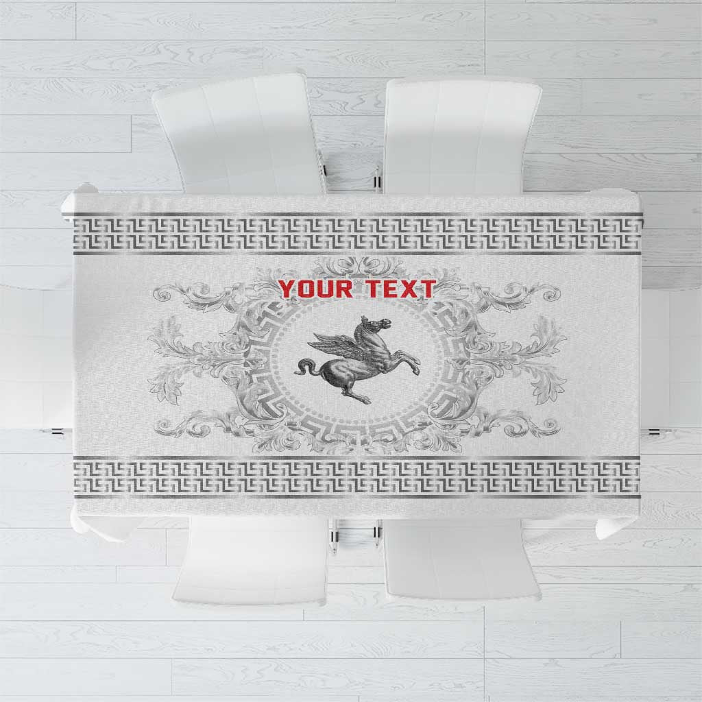 Personalized Italy Tuscany Tablecloth Baroque Motif