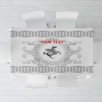 Personalized Italy Tuscany Tablecloth Baroque Motif