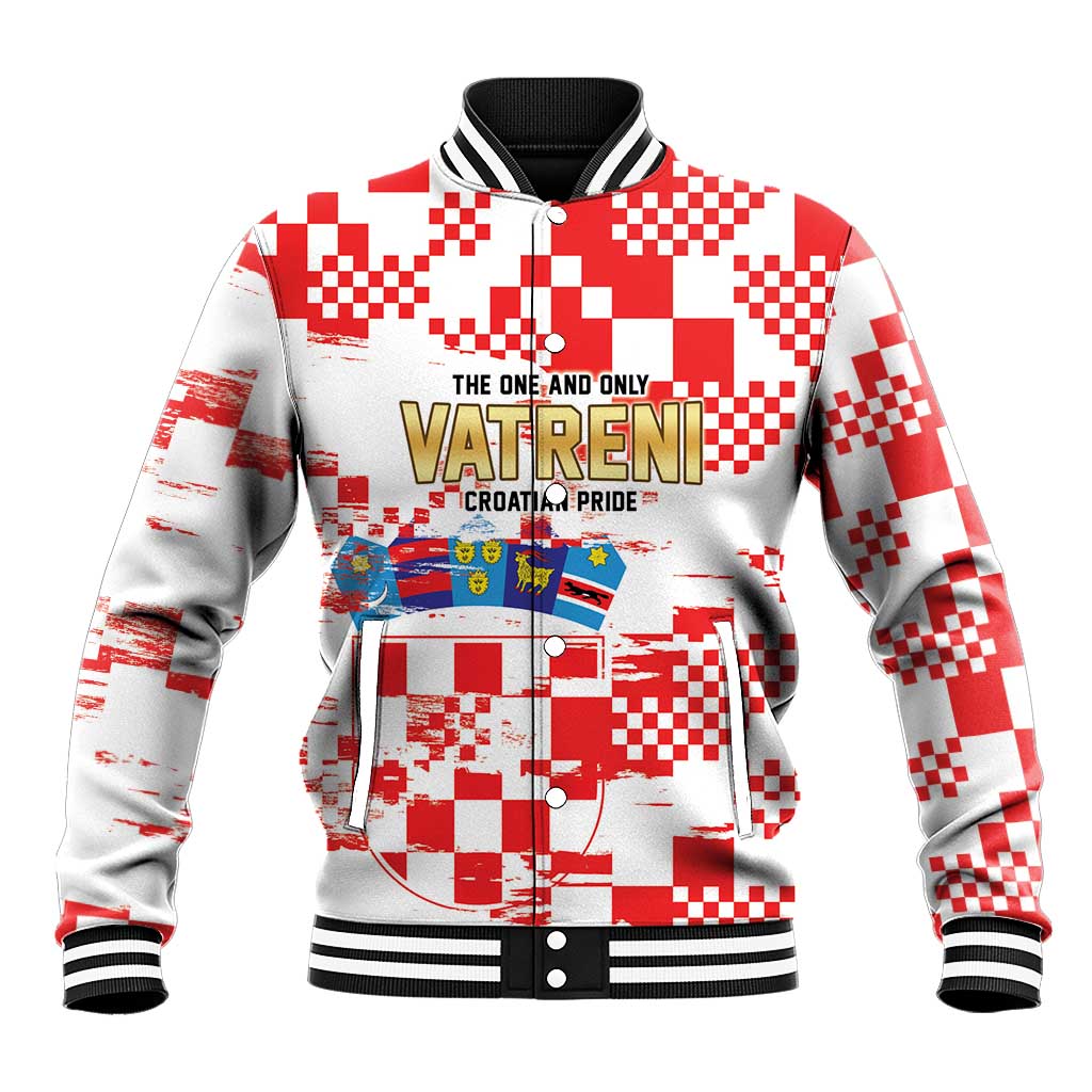 Croatia World Football Custom Baseball Jacket Vatreni Croatian Heritage