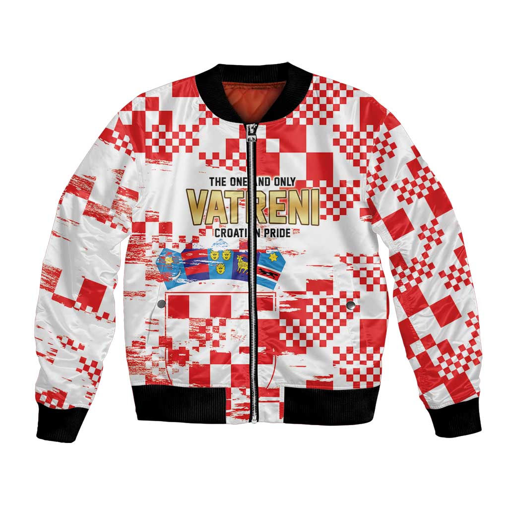 Croatia World Football Custom Bomber Jacket Vatreni Croatian Heritage