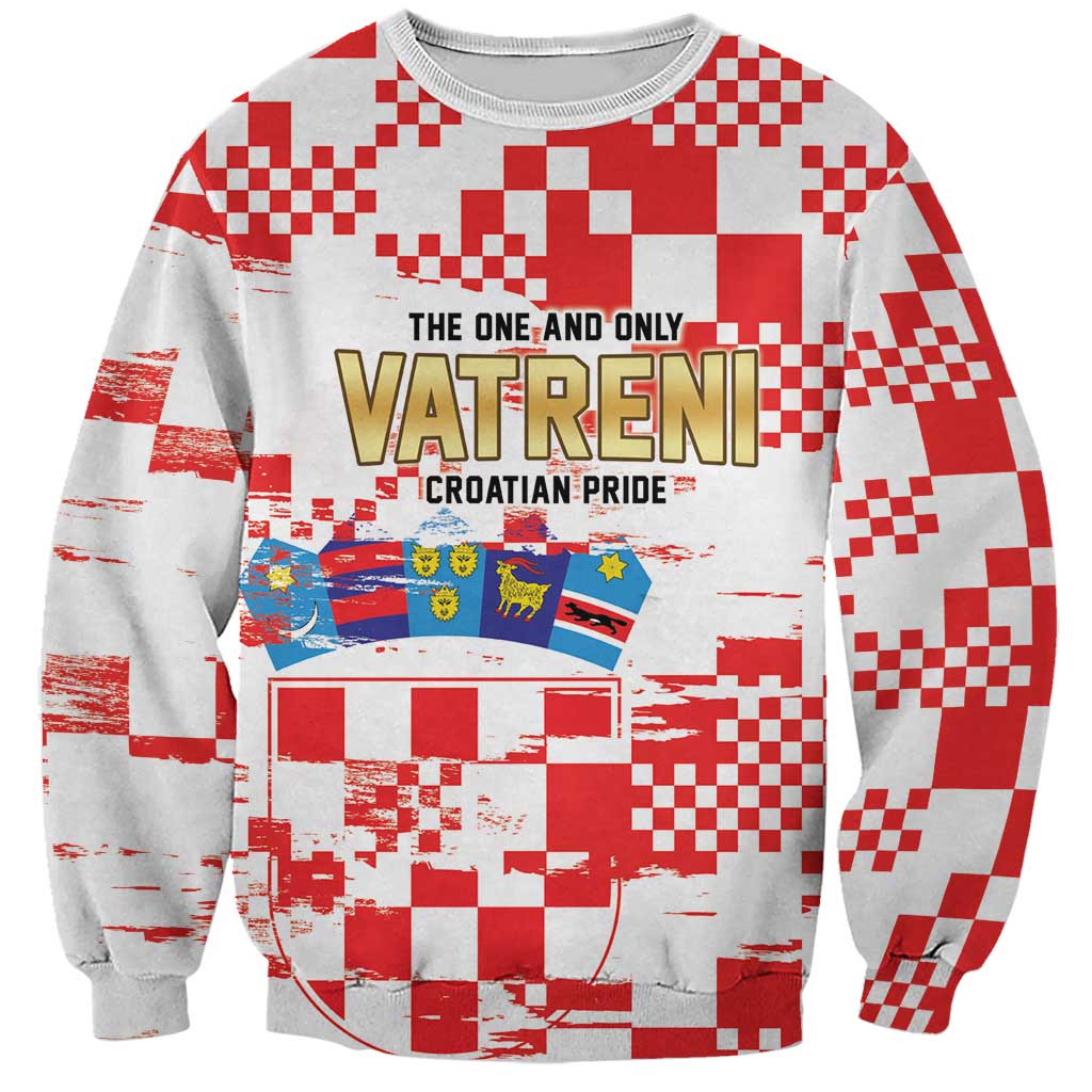 Croatia World Football Custom Sweatshirt Vatreni Croatian Heritage