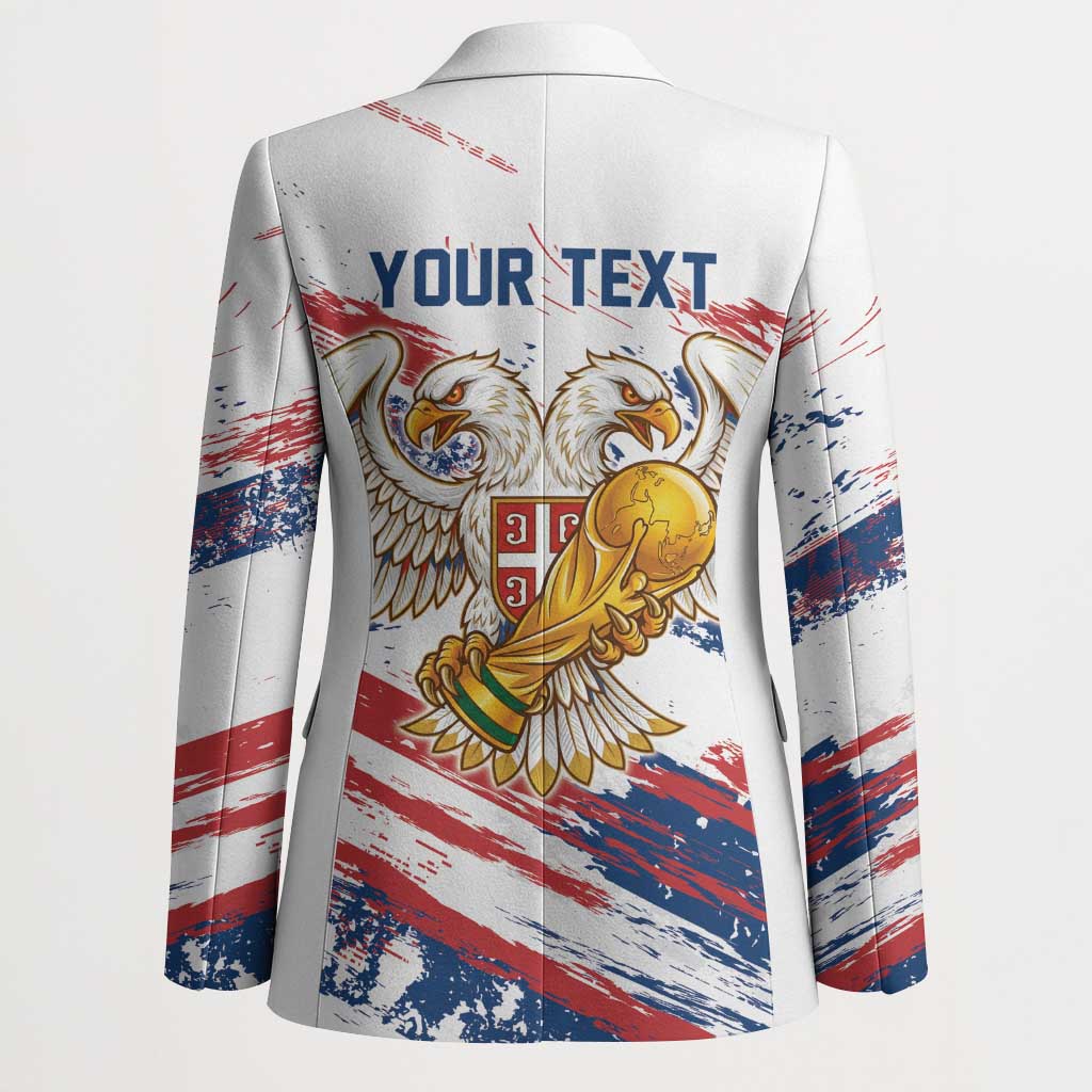 Serbia Take Me To America Personalized Blazer Strong Eagle Pride